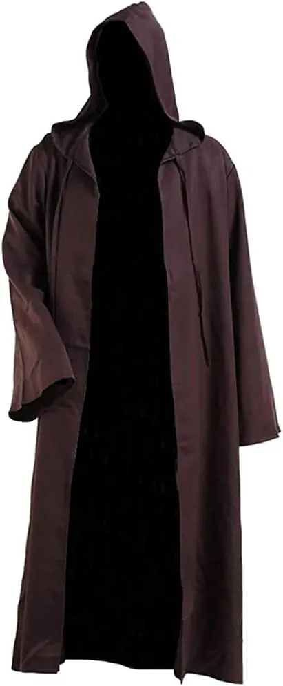 Laku Mens Tunic Hooded Robe Cloak Knight Costume Halloween Cosplay Costume