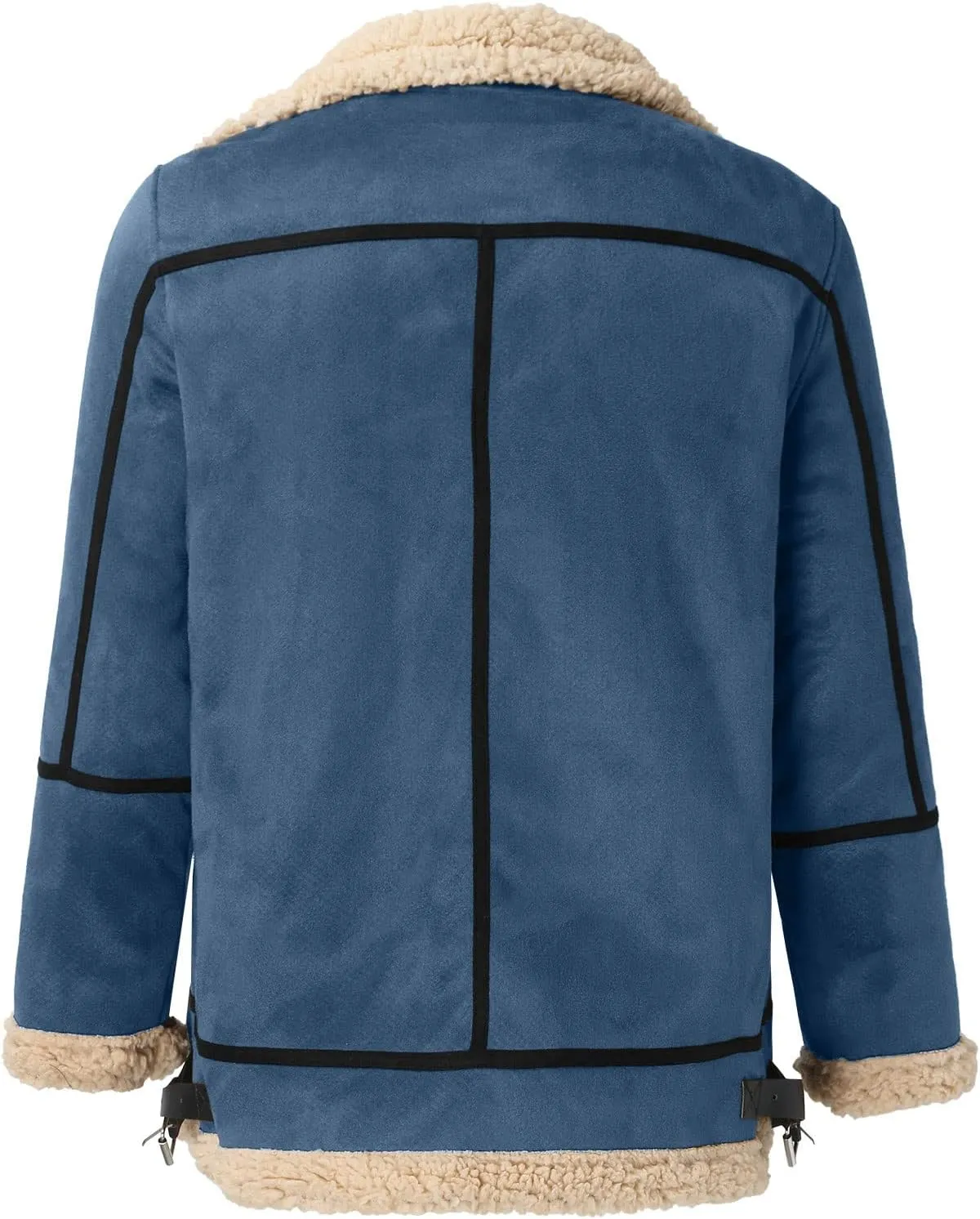 LCMTWX Coats for Men Cottonpadded Jacket Stand Collar Knitted Splice Sweater Coat Casual Men's Thicken Warm Winter Coat