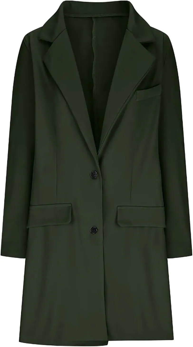 LCMTWX Trench Coat for Women 2023 Office Sleeveless Button Woolen Jacket Coat Trench Coat Women Trench Coats for Women