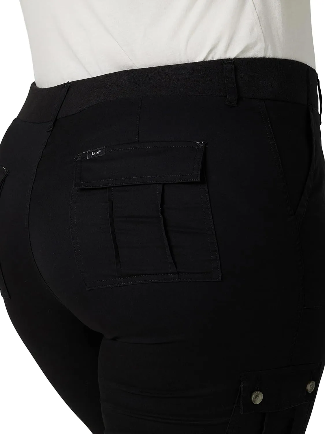 Lee womens Plus Size Ultra Lux Comfort With Flex-to-go Cargo Capri Pant