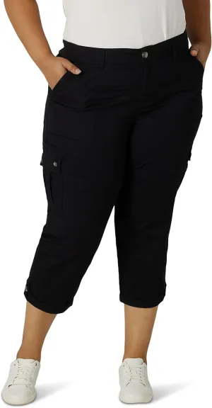Lee womens Plus Size Ultra Lux Comfort With Flex-to-go Cargo Capri Pant