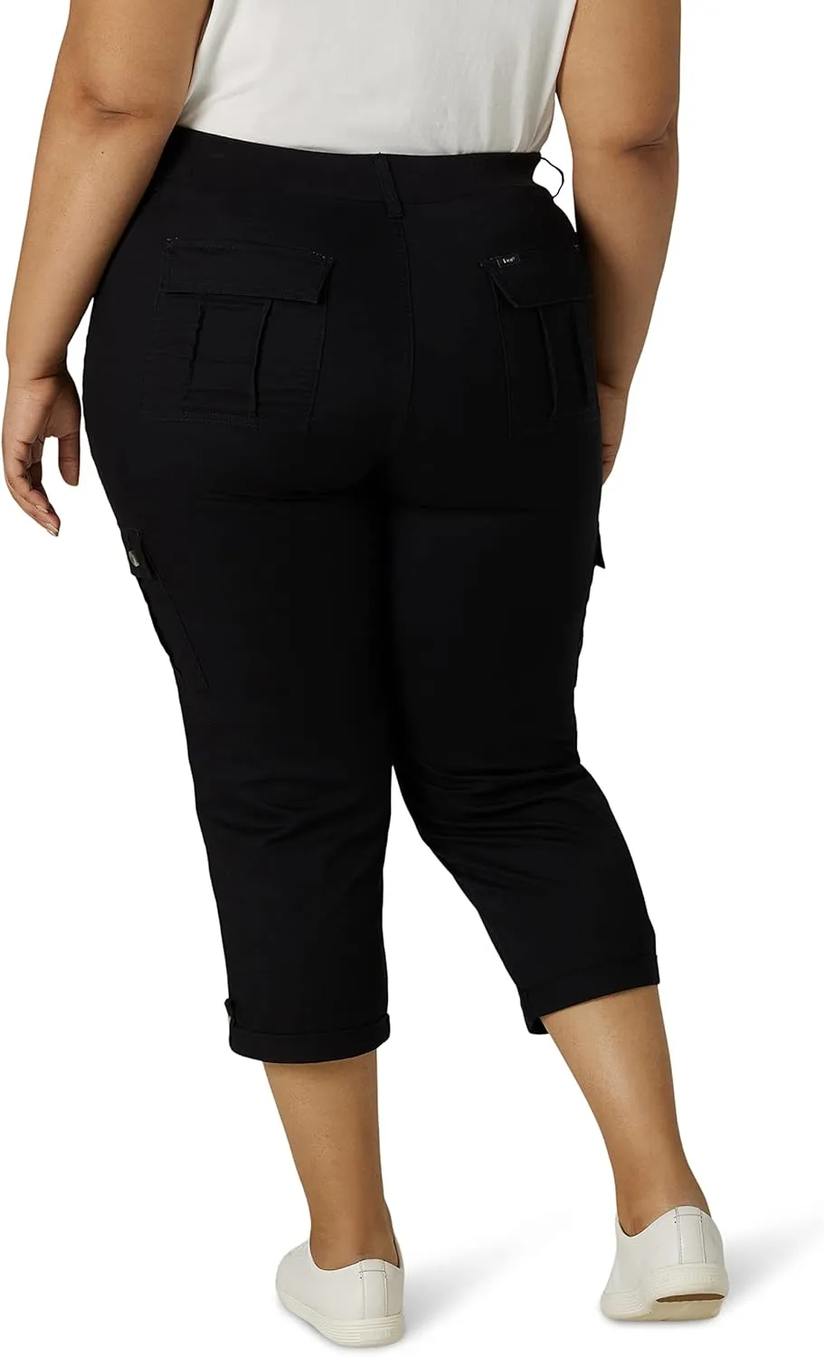 Lee womens Plus Size Ultra Lux Comfort With Flex-to-go Cargo Capri Pant