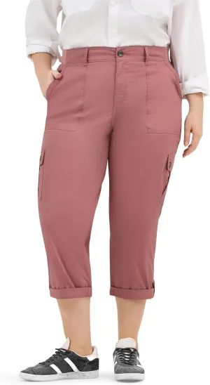 Lee womens Plus Size Ultra Lux Comfort With Flex-to-go Cargo Capri Pant