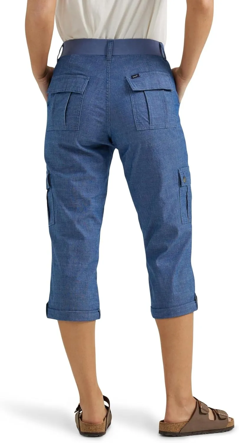 Lee womens Ultra Lux Comfort With Flex-to-go Cargo Capri Pant