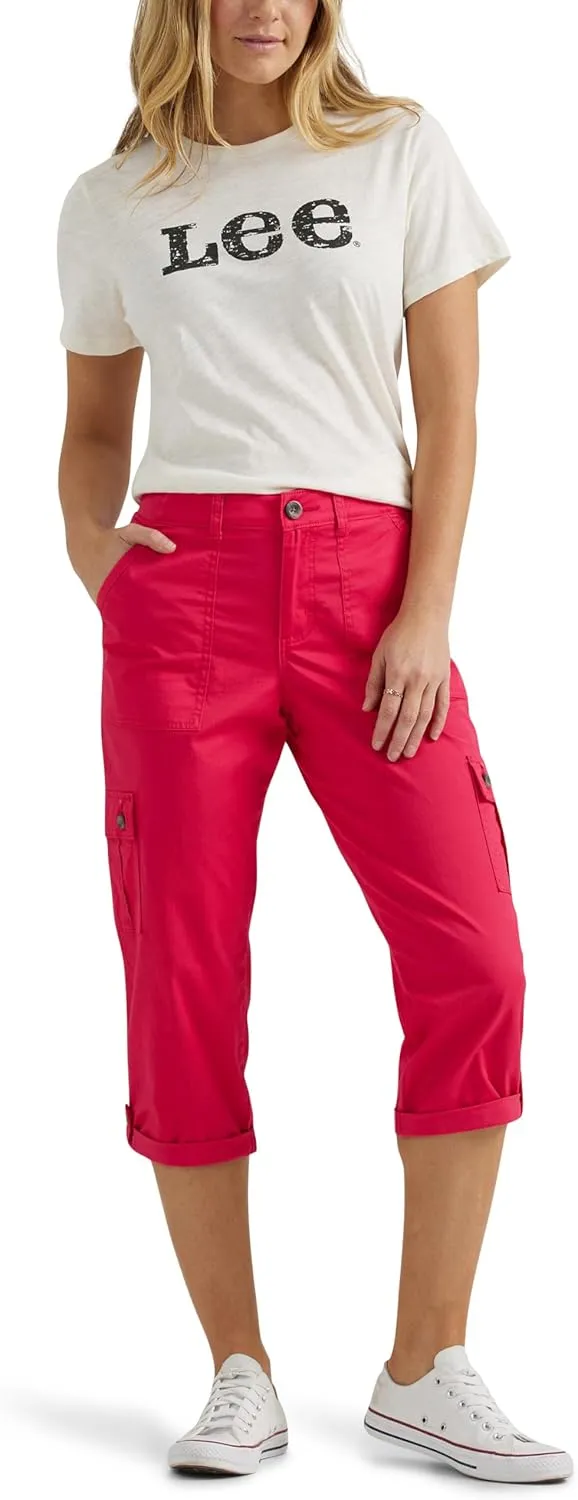 Lee womens Ultra Lux Comfort With Flex-to-go Cargo Capri Pant