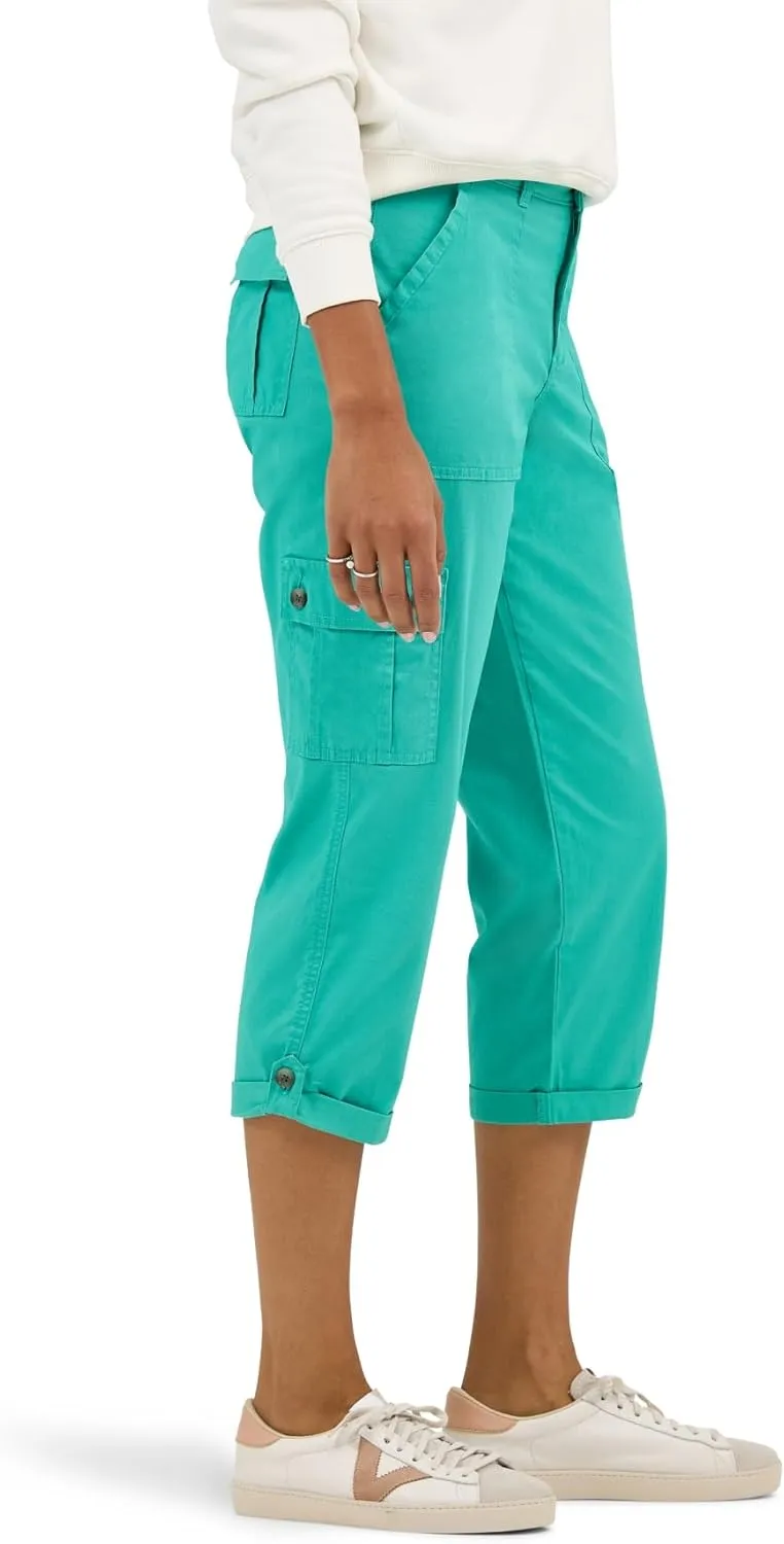 Lee womens Ultra Lux Comfort With Flex-to-go Cargo Capri Pant
