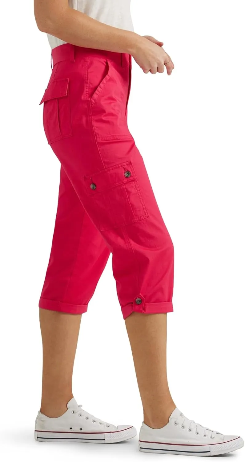 Lee womens Ultra Lux Comfort With Flex-to-go Cargo Capri Pant