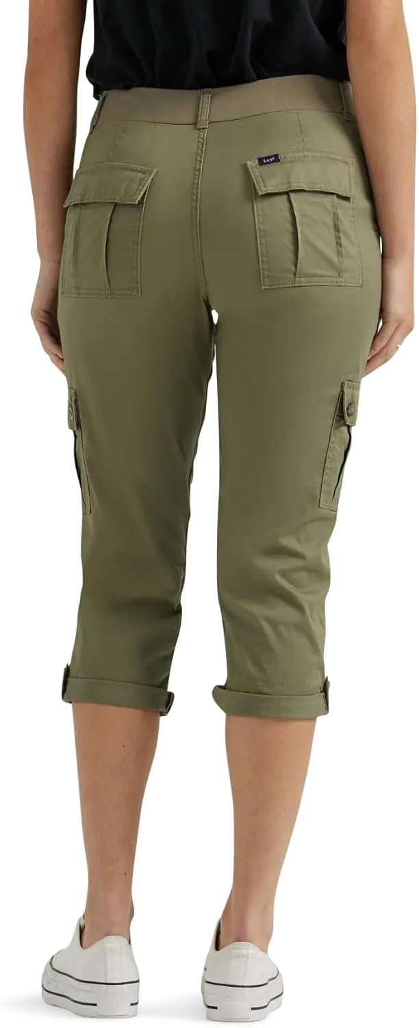 Lee womens Ultra Lux Comfort With Flex-to-go Cargo Capri Pant