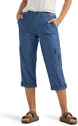 Lee womens Ultra Lux Comfort With Flex-to-go Cargo Capri Pant