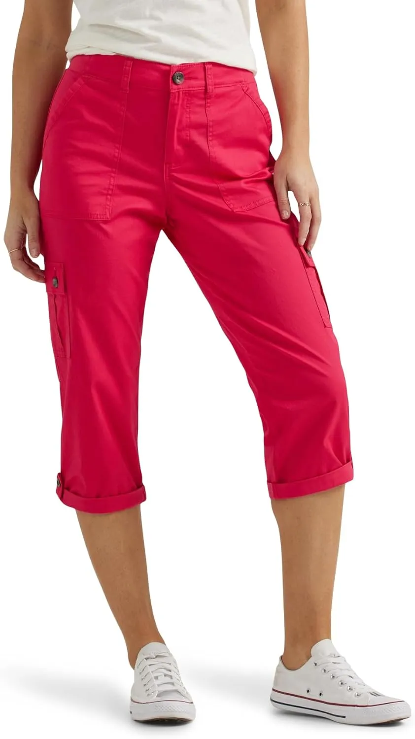 Lee womens Ultra Lux Comfort With Flex-to-go Cargo Capri Pant