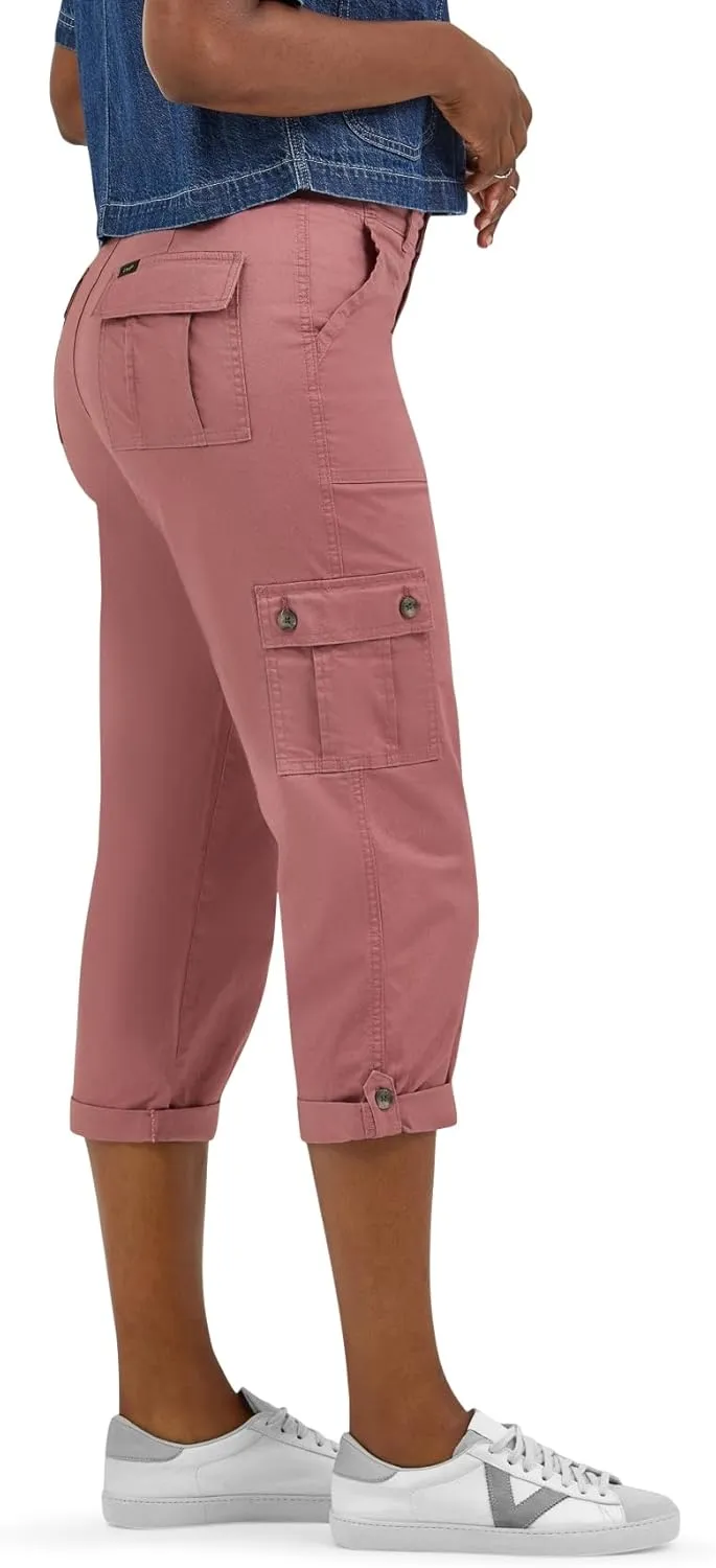 Lee womens Ultra Lux Comfort With Flex-to-go Cargo Capri Pant