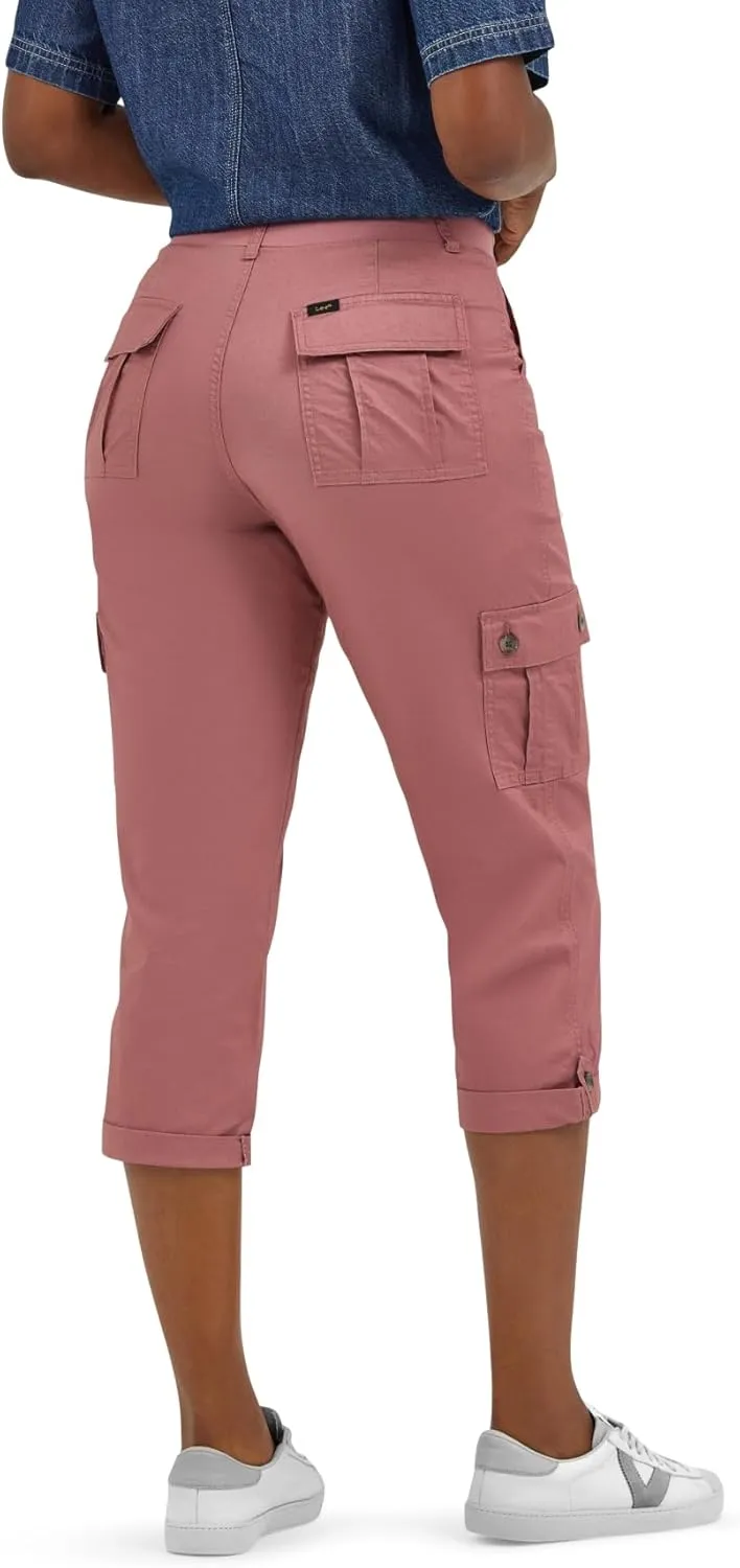Lee womens Ultra Lux Comfort With Flex-to-go Cargo Capri Pant