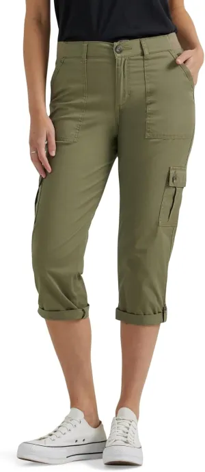 Lee womens Ultra Lux Comfort With Flex-to-go Cargo Capri Pant