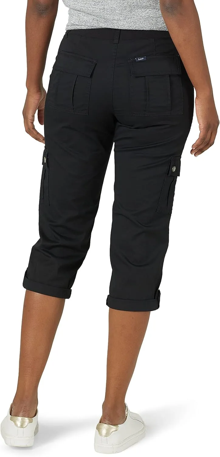 Lee womens Ultra Lux Comfort With Flex-to-go Cargo Capri Pant
