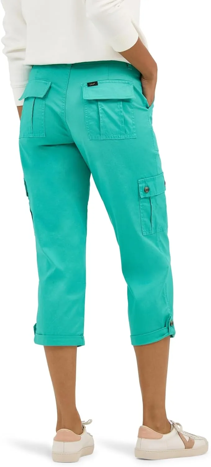 Lee womens Ultra Lux Comfort With Flex-to-go Cargo Capri Pant