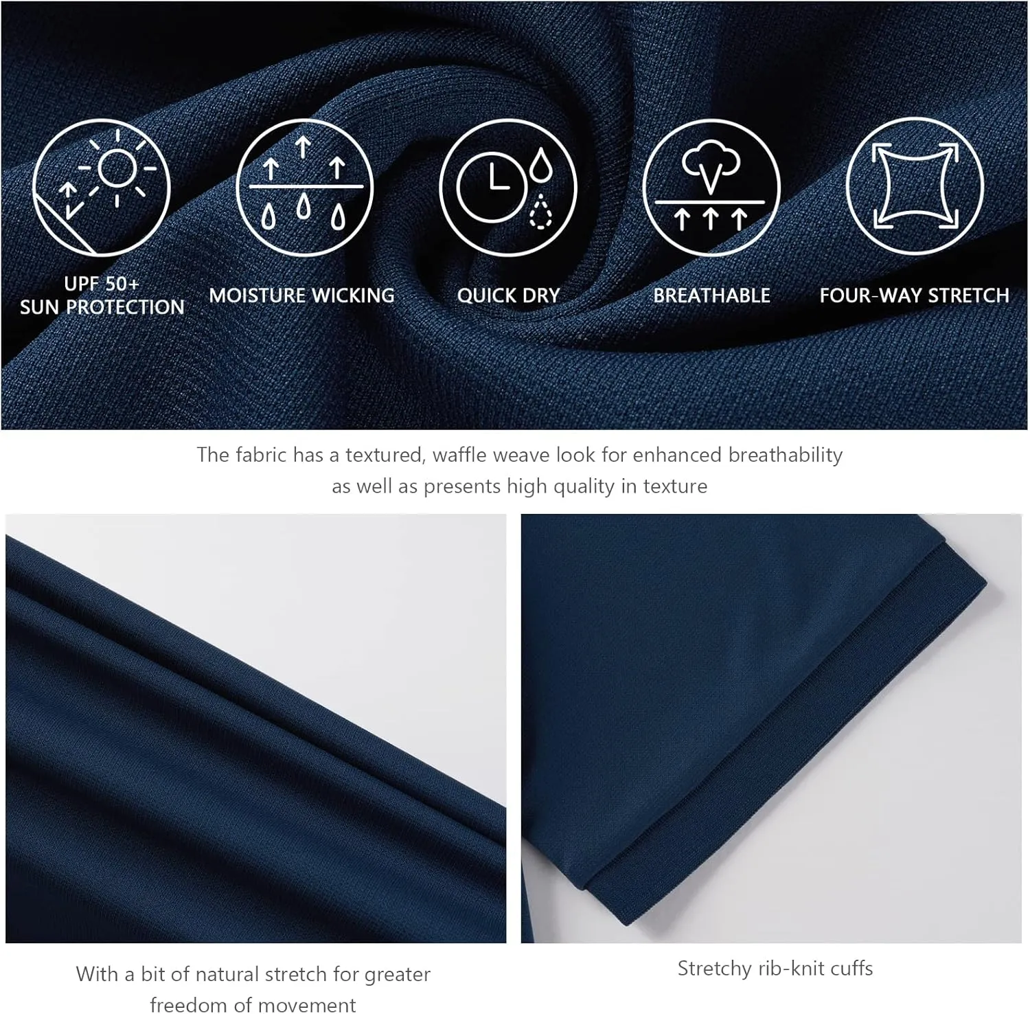Lightbare Mens Short Sleeve Polo Shirt UPF 50 Performance Moisture Wicking Quick Dry Golf Tennis Polo for Tactical Hiking