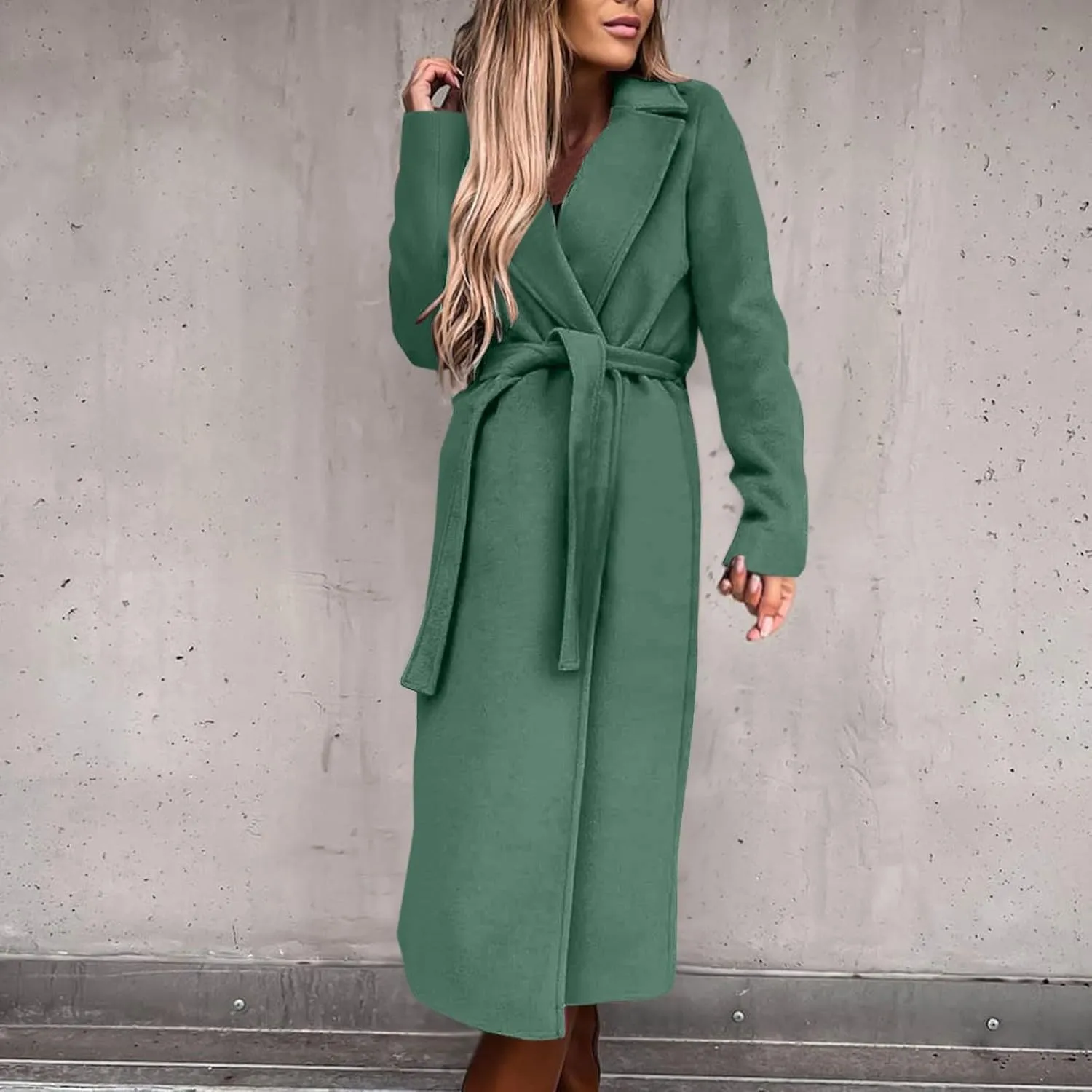 Lightweight Trench Coat Women Jacket Loose Fitting Warm Winter Outwear Fashion Lapel Jacket Coats Short Trench Coat