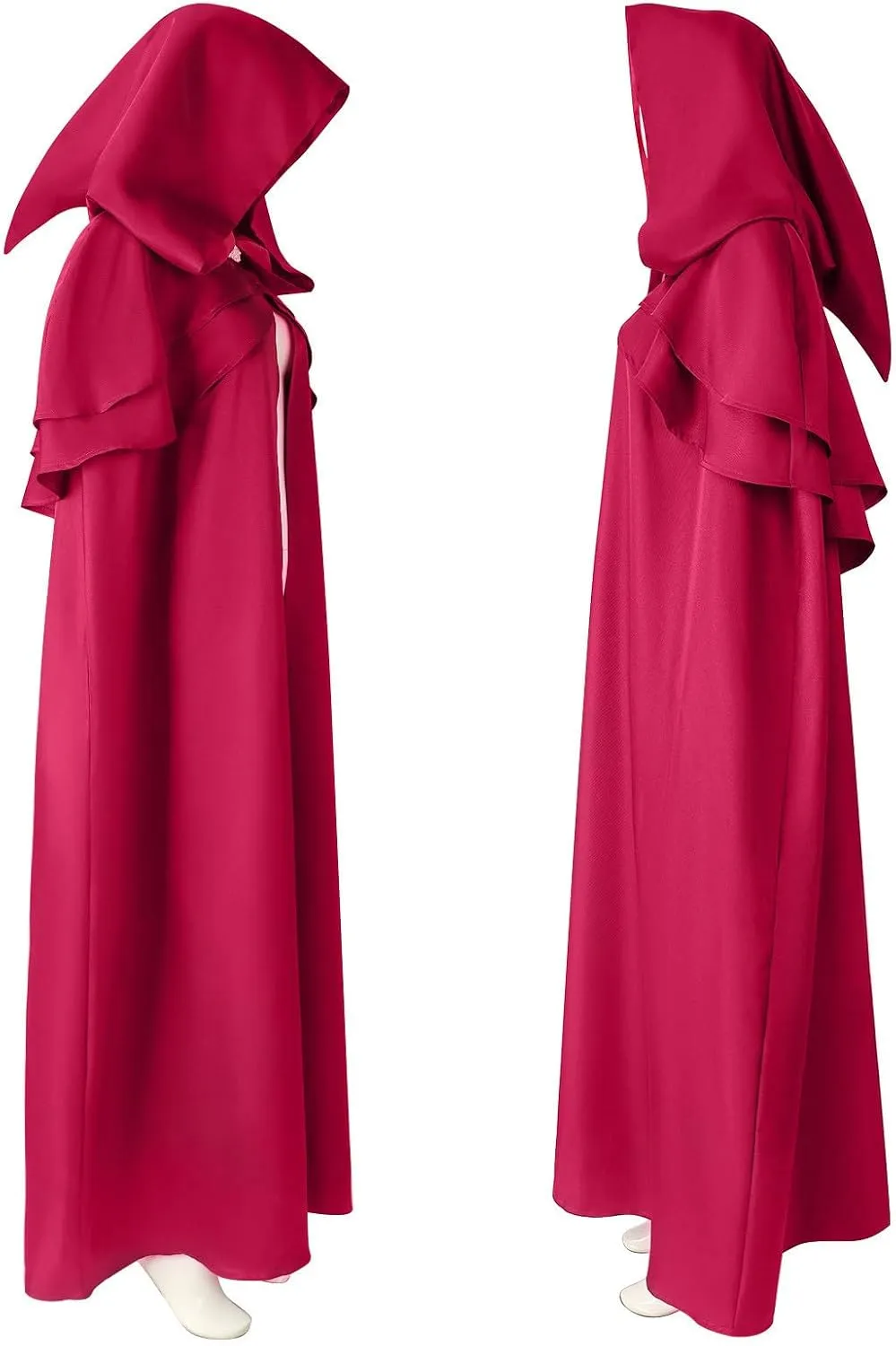 Lmdudan Unisex Gothic Renaissance Wizard Witch Hooded Cloak Halloween Cosplay Costume Party Cape Medieval Steampunk Clothes