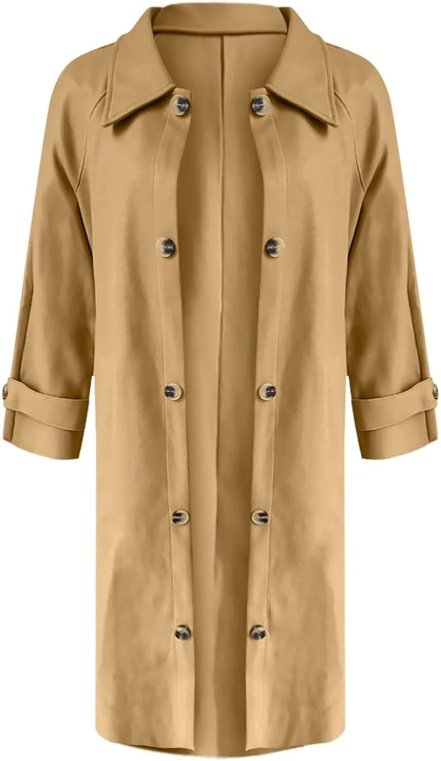 Long Trench Coat for Women Fuzzy Jacket Loose Fitting Warm Winter Outwear Fashion Cropped Trench Coat for Women 2024