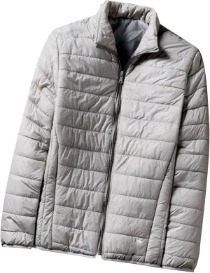 Men's Down Jacket Winter Warm Zipper Stand Collar Cardigan Casual Pocket Long Sleeves Cotton Padded Jackets Coat