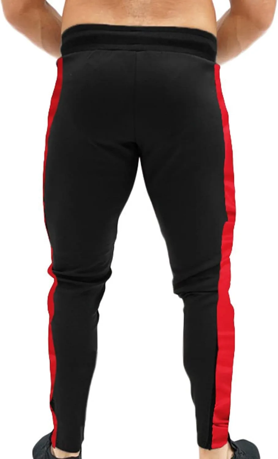 Mens Hiking Outdoor Recreation Pants Thigh Mesh Gym Jogger Pants with Zipper Pockets Mens Sweatpants Men Pants Casual