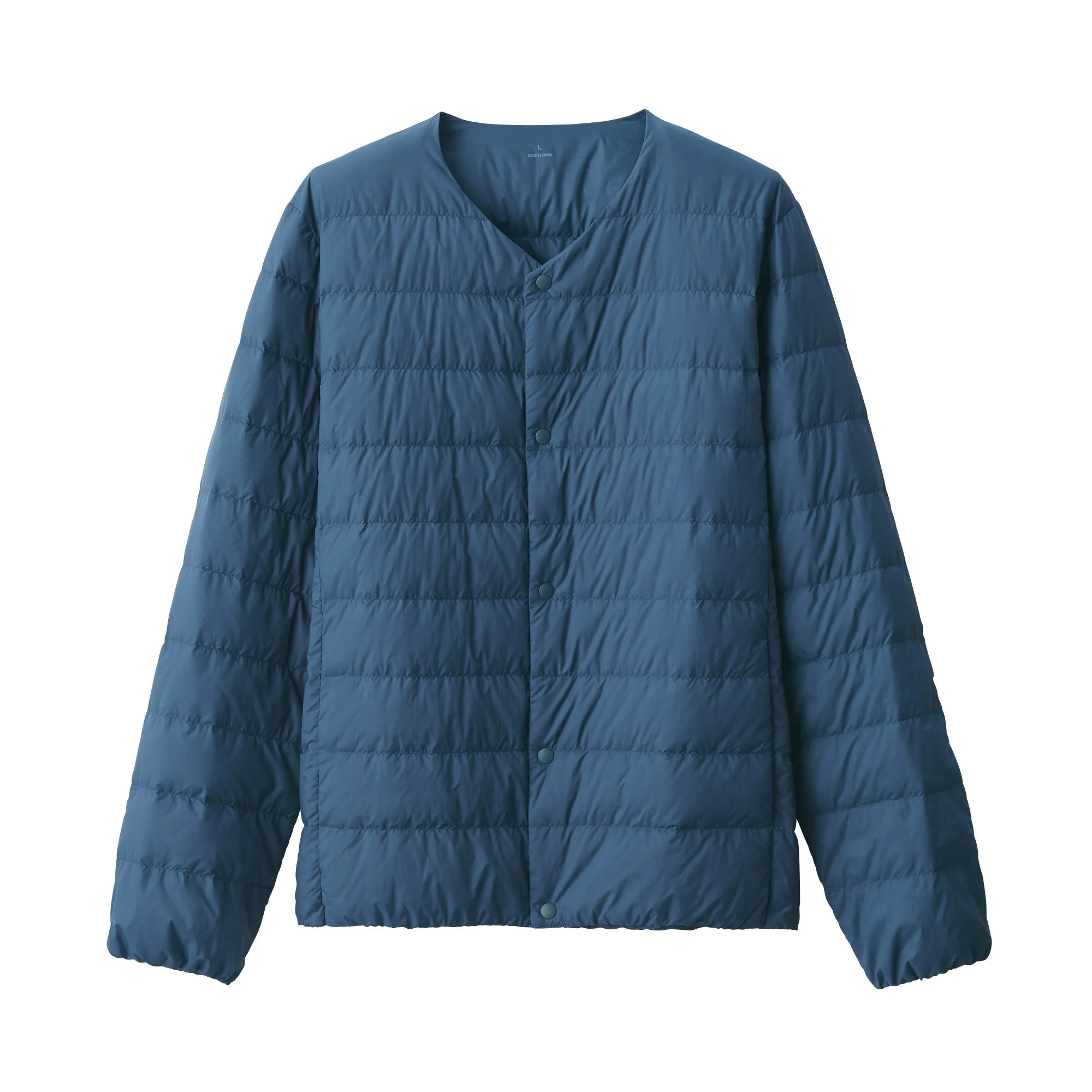 Men's Lightweight Down Collarless Jacket