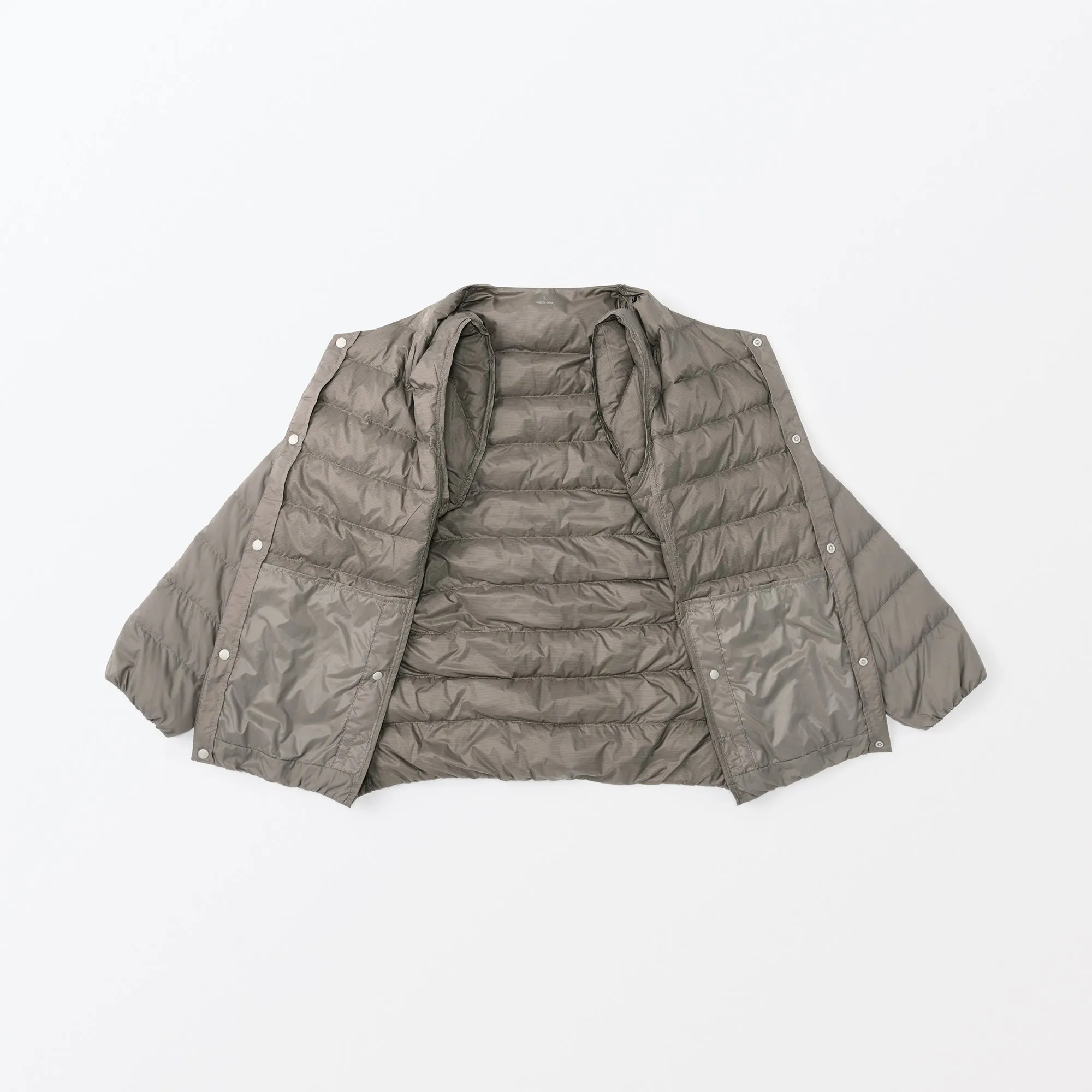 Men's Lightweight Down Collarless Jacket