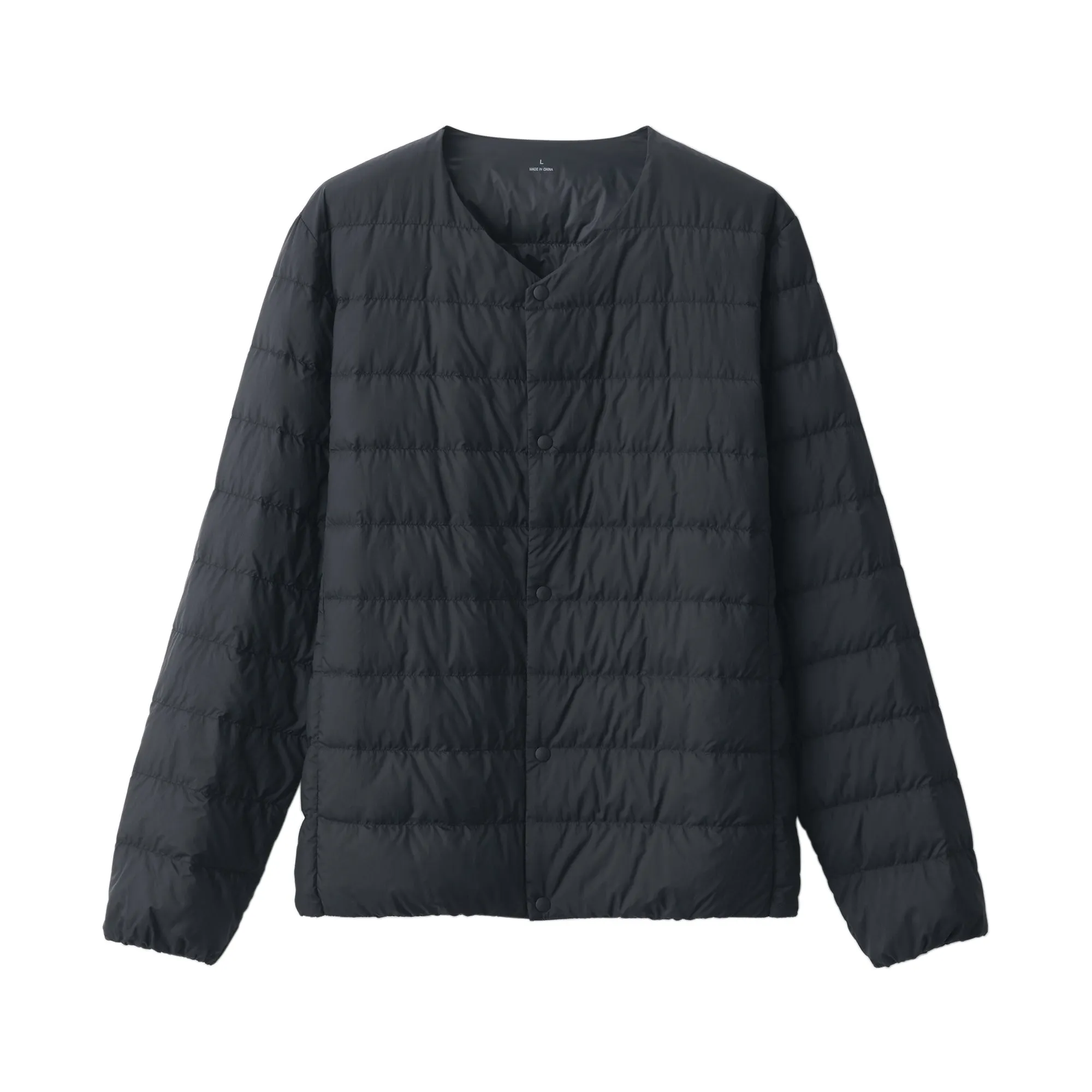 Men's Lightweight Down Collarless Jacket