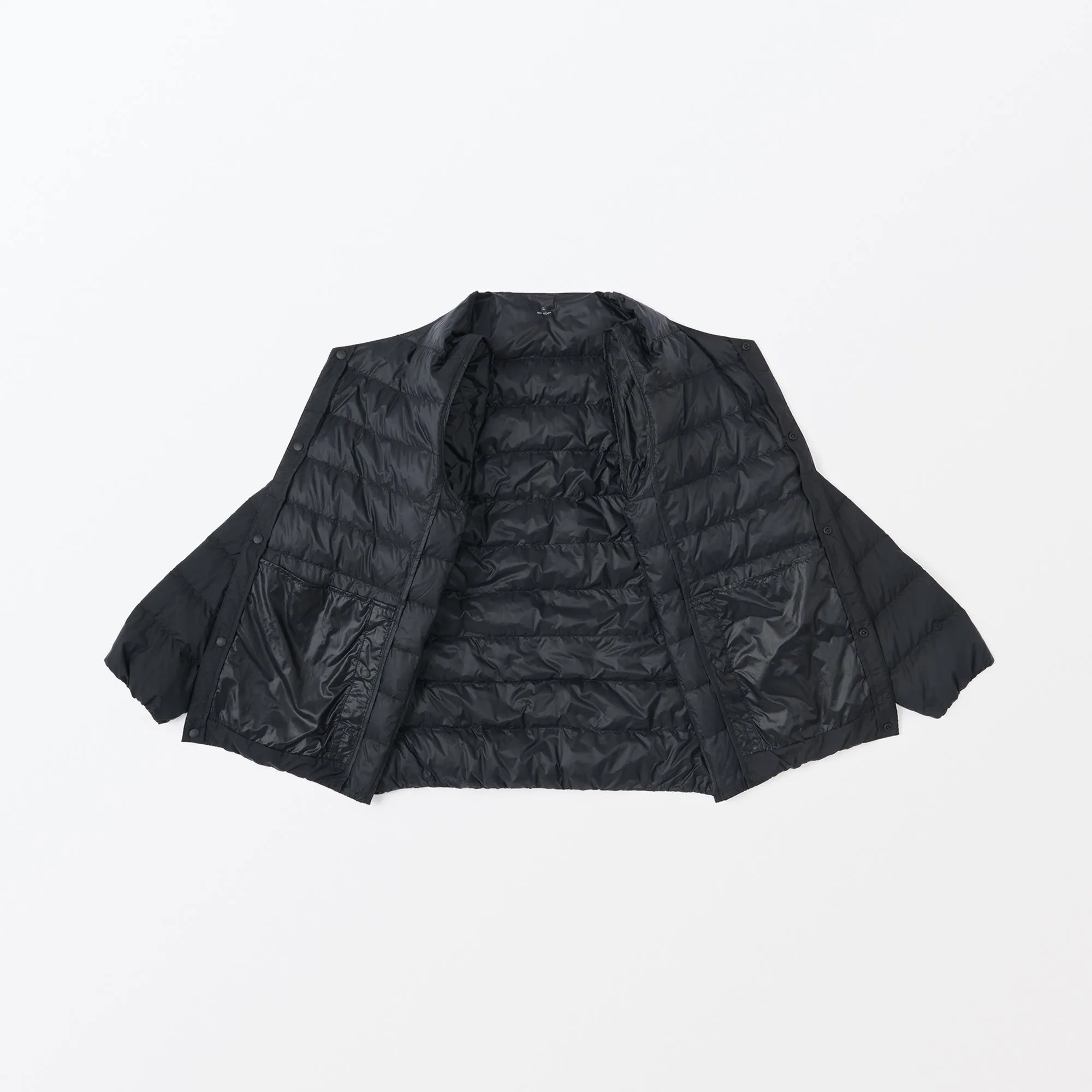 Men's Lightweight Down Collarless Jacket