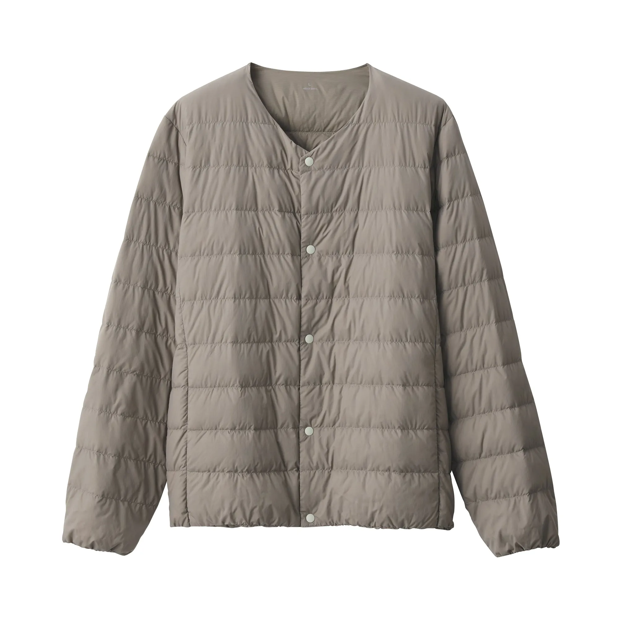 Men's Lightweight Down Collarless Jacket