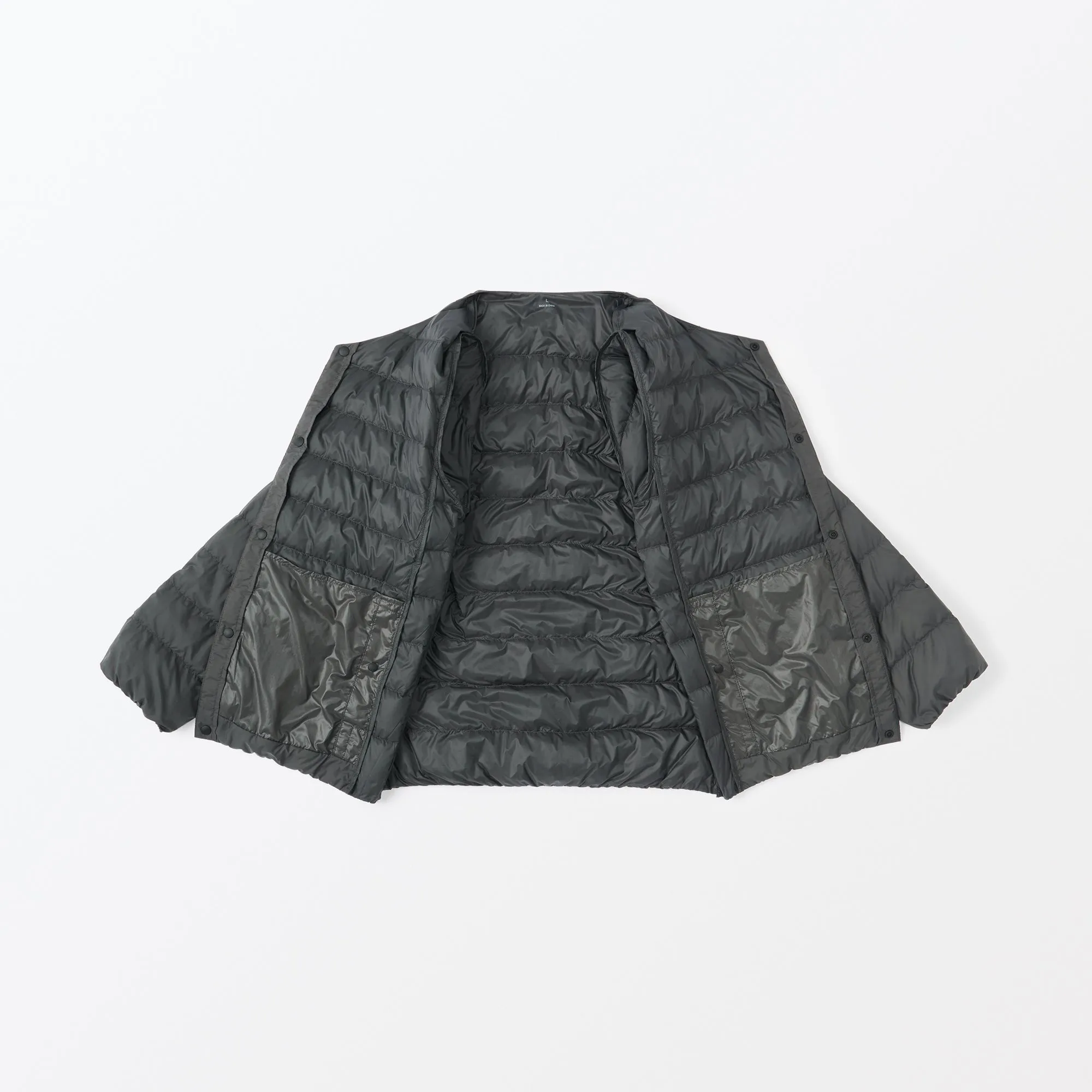 Men's Lightweight Down Collarless Jacket