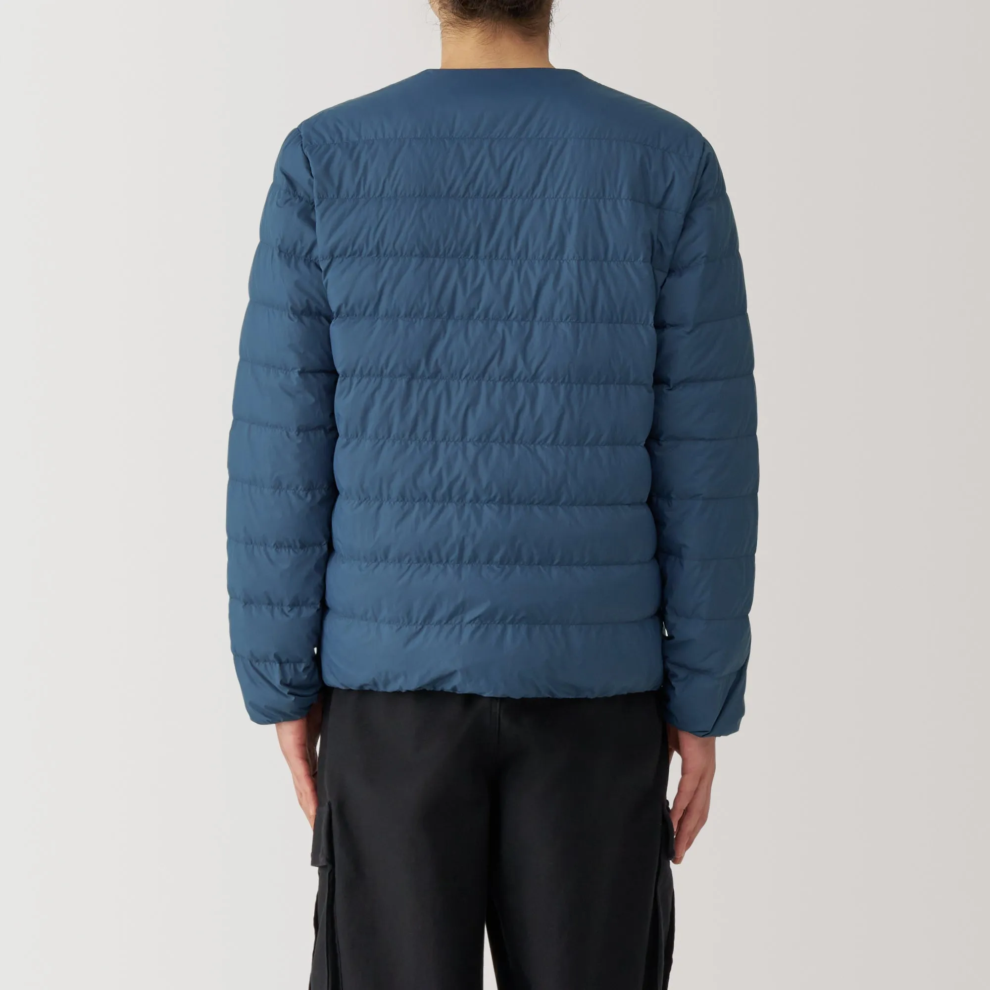 Men's Lightweight Down Collarless Jacket