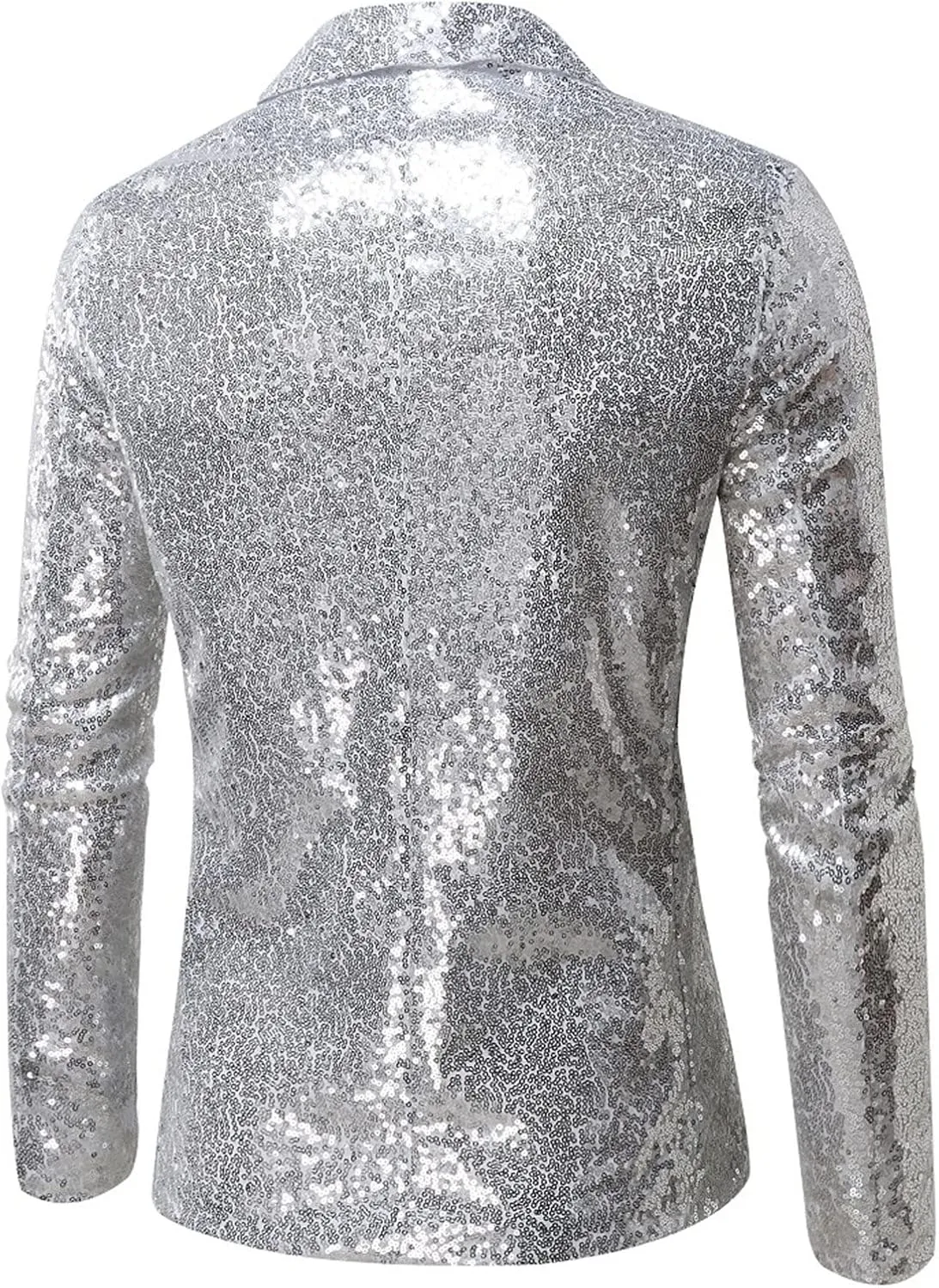 Mens Sequin Tuxedo Jacket Tails Slim Fit Tailcoat Coat Swallowtail Dinner Party Wedding Blazer Suit Jacket Office Outfit