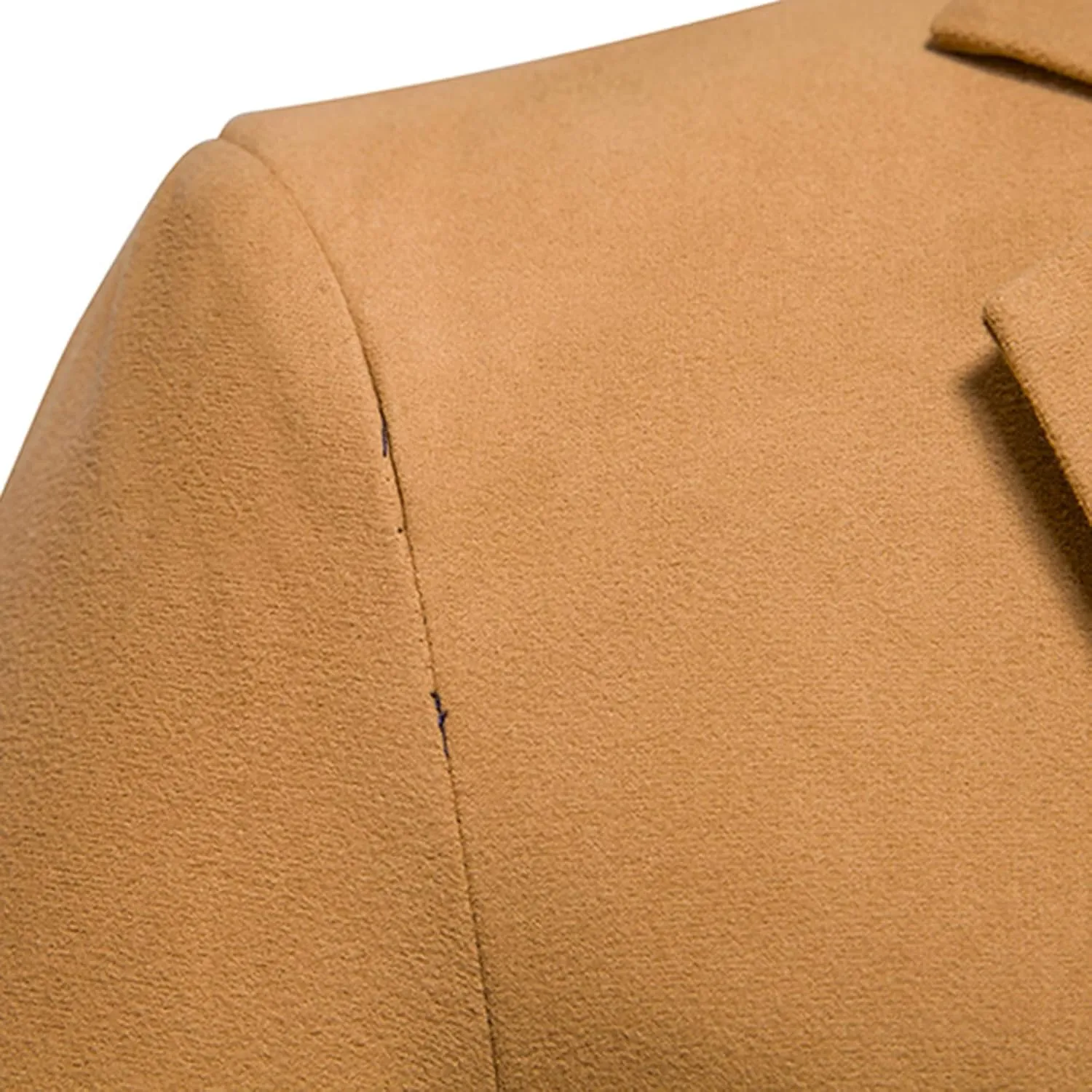 Mens Suede Sport Blazer Coat Business Casual Wedding Prom Suit Blazers Jacket Lapel One Button Tuxedo Suit Jackets