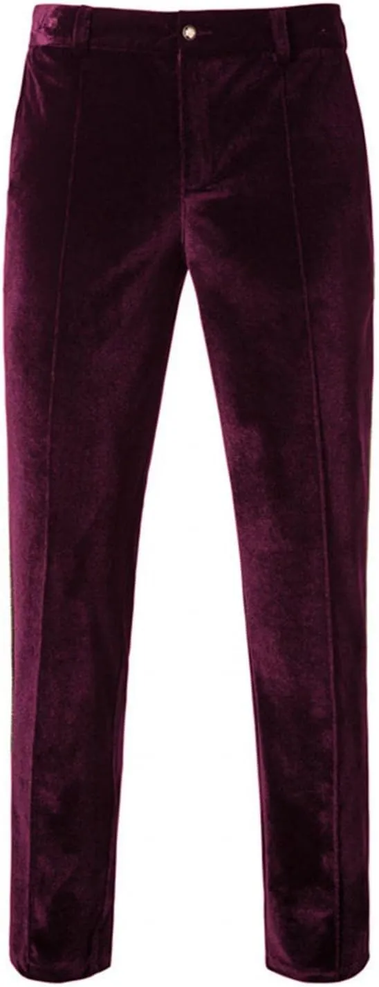 Mens Suits,Men's 2 Piece Velvet Suits Classic Solid Suit Jacket Pants Set Slim Fit Double Breasted Tuxedo for Prom