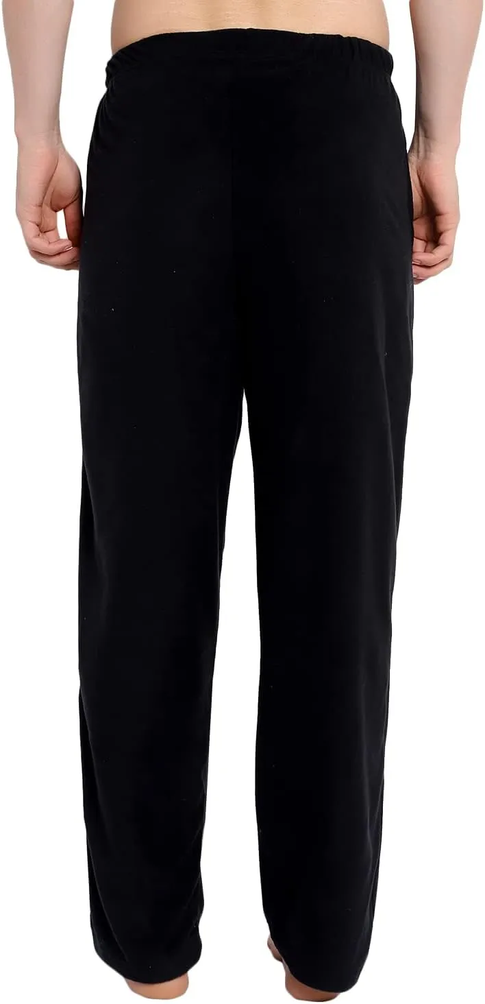 Men's Super Soft Plaid Fleece Pajama Pants - Cozy Lounge Pants with Convenient Pockets