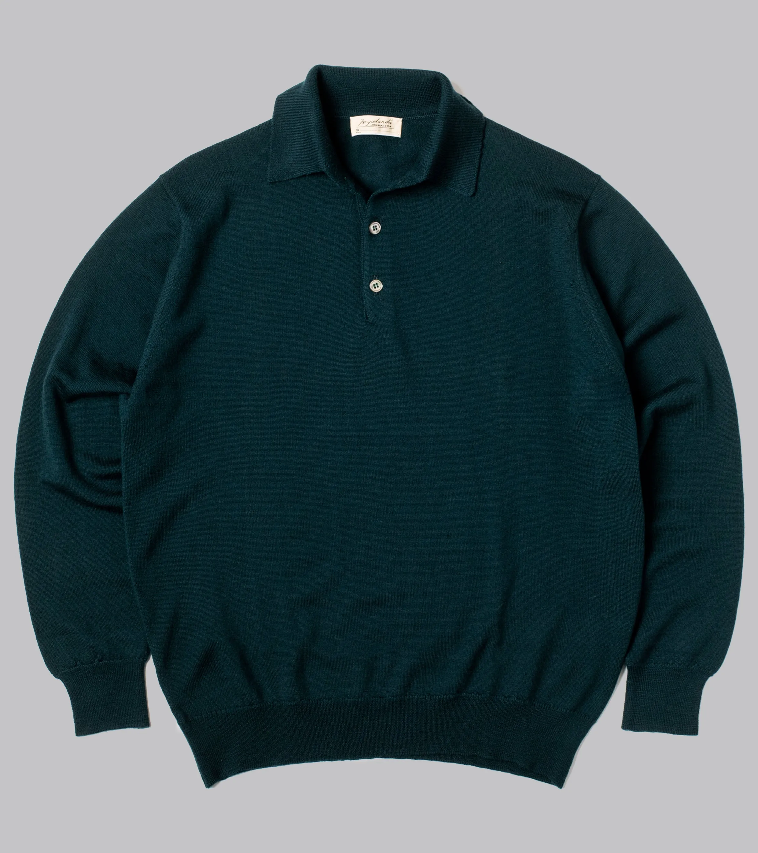 Merino Long-Sleeve Polo Bottle