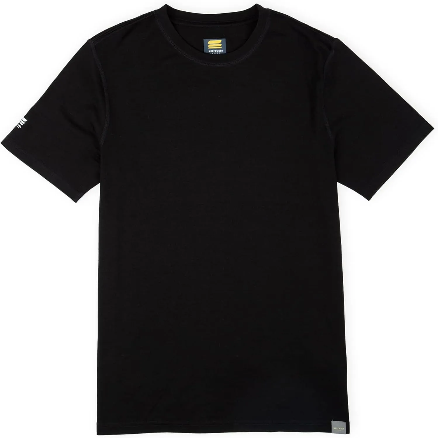 MERIWOOL Mens Merino Wool Short Sleeve T Shirt Lightweight Base Layer