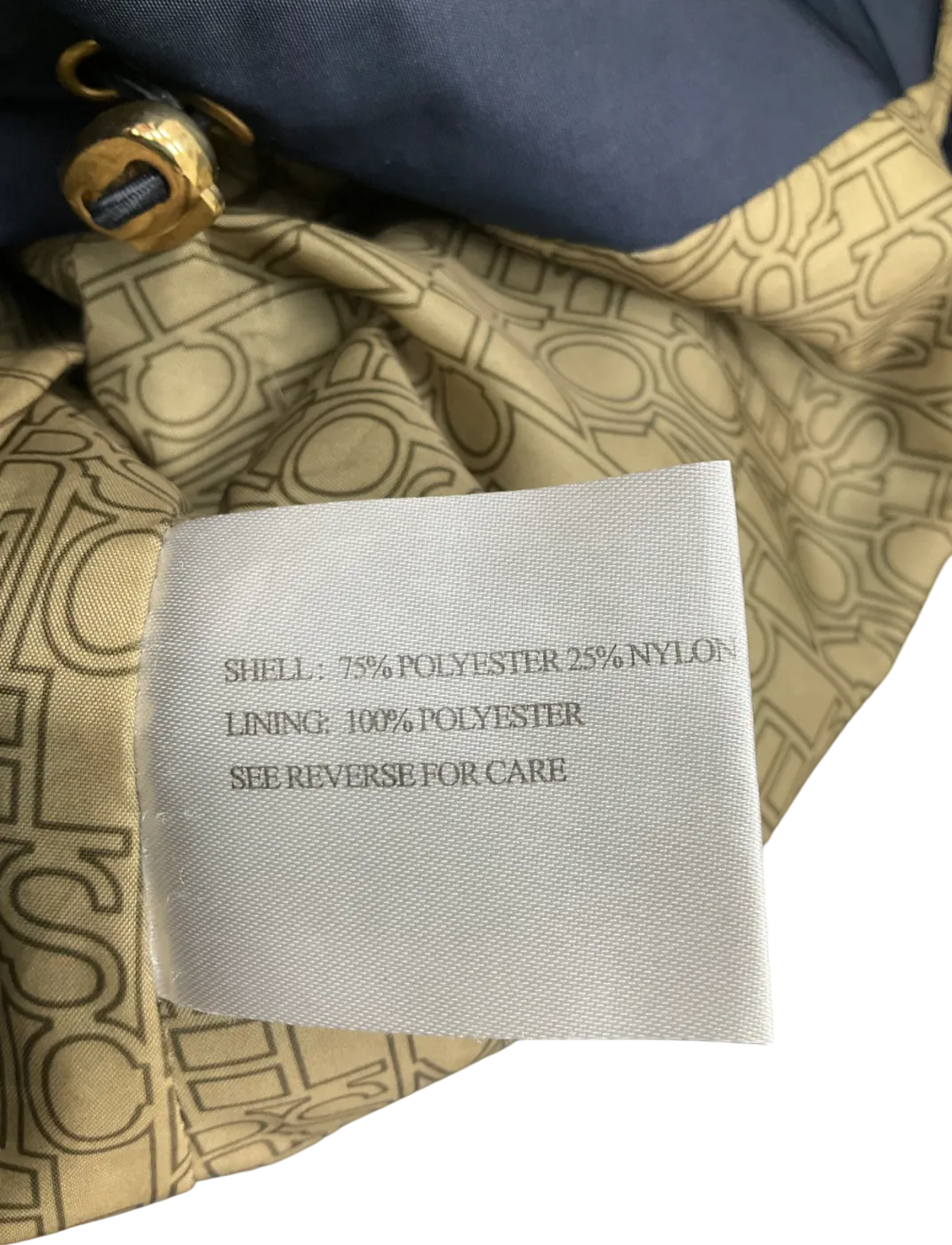 Michael Kors Blue Water Resistant Coat UK S