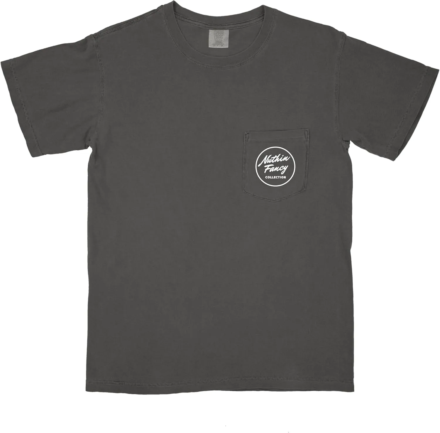 Nuthin Fancy CO Comfort Colors Pocket Tee, 100% Ring Spun Cotton T-Shirt