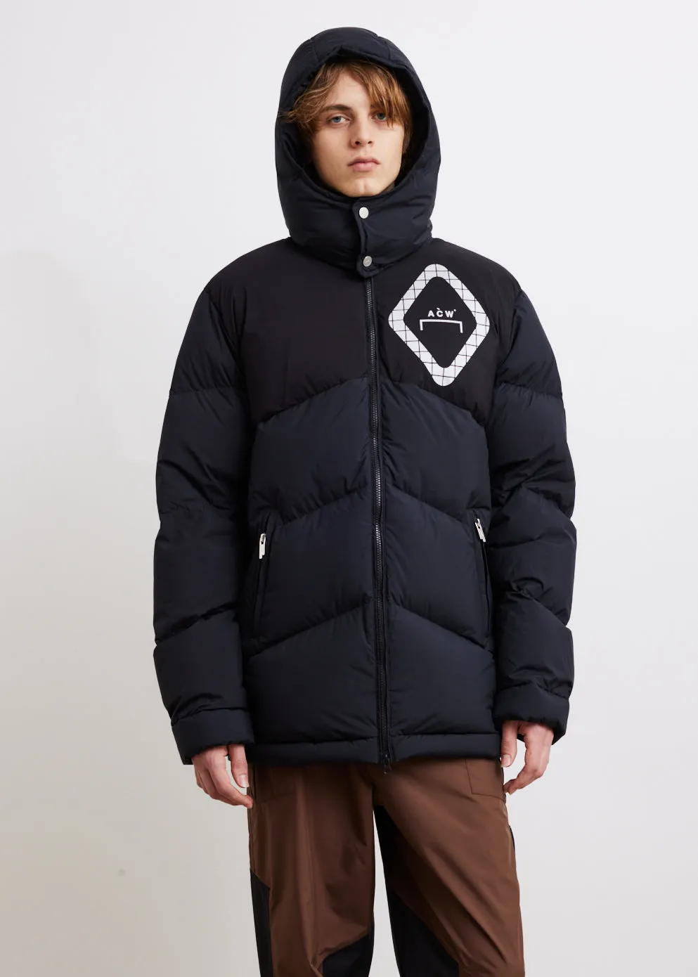 Panelled Down Jacket