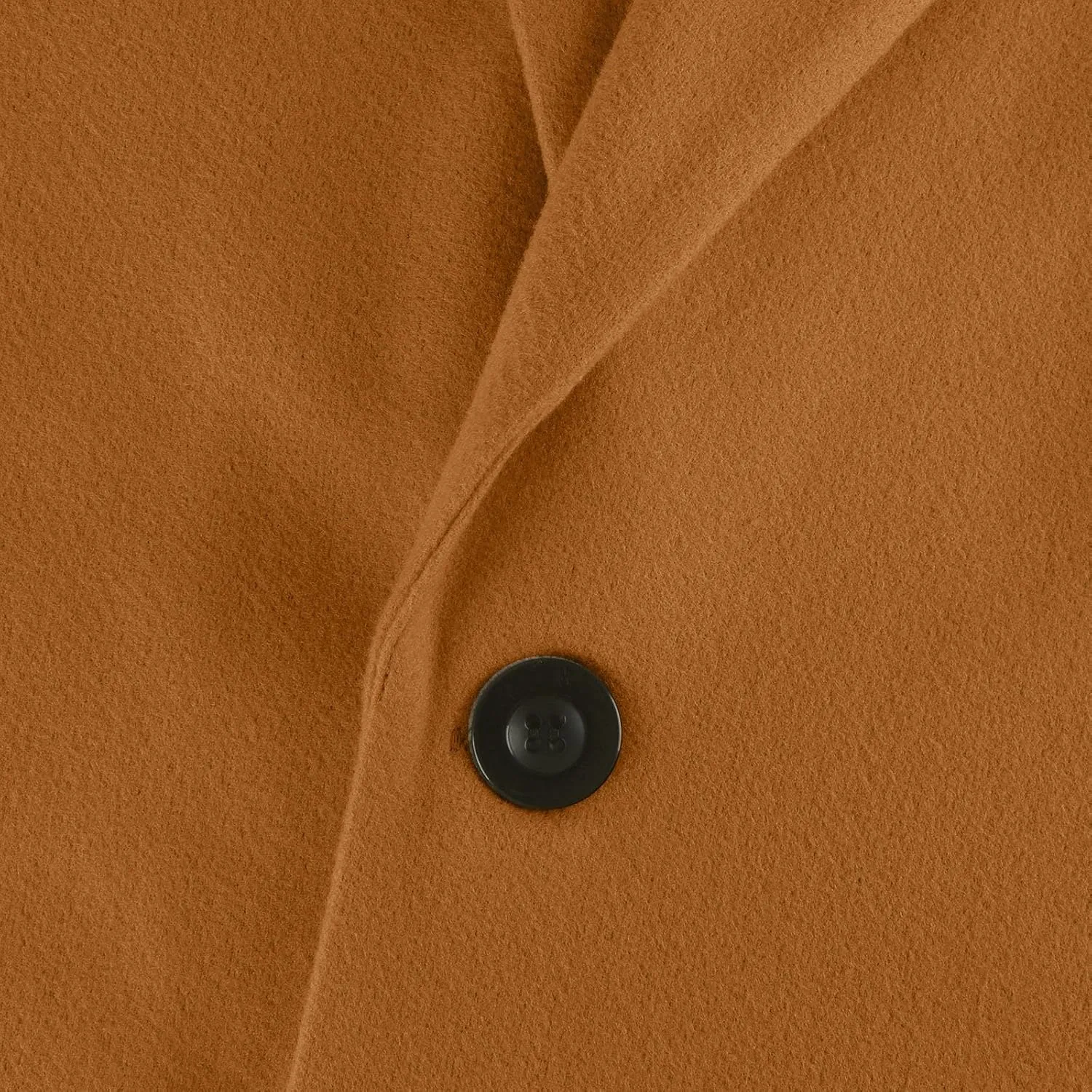 Pea Coats for Women Trendy Lapel Button 3/4 Sleeve Coats Winter Double Breasted Wool Coats with Pockets
