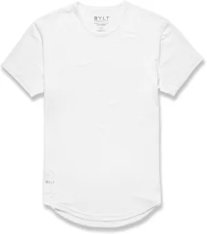 Performance Drop-Cut Men's T Shirt  Athletic Drop Cut Crewneck Tee  Moisture Wicking, Quick-Dry, Tapered Fit