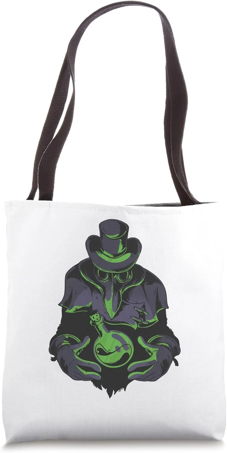 Plague Doctor Chronicles Medieval Medicine Comic | Med Wear Tote Bag
