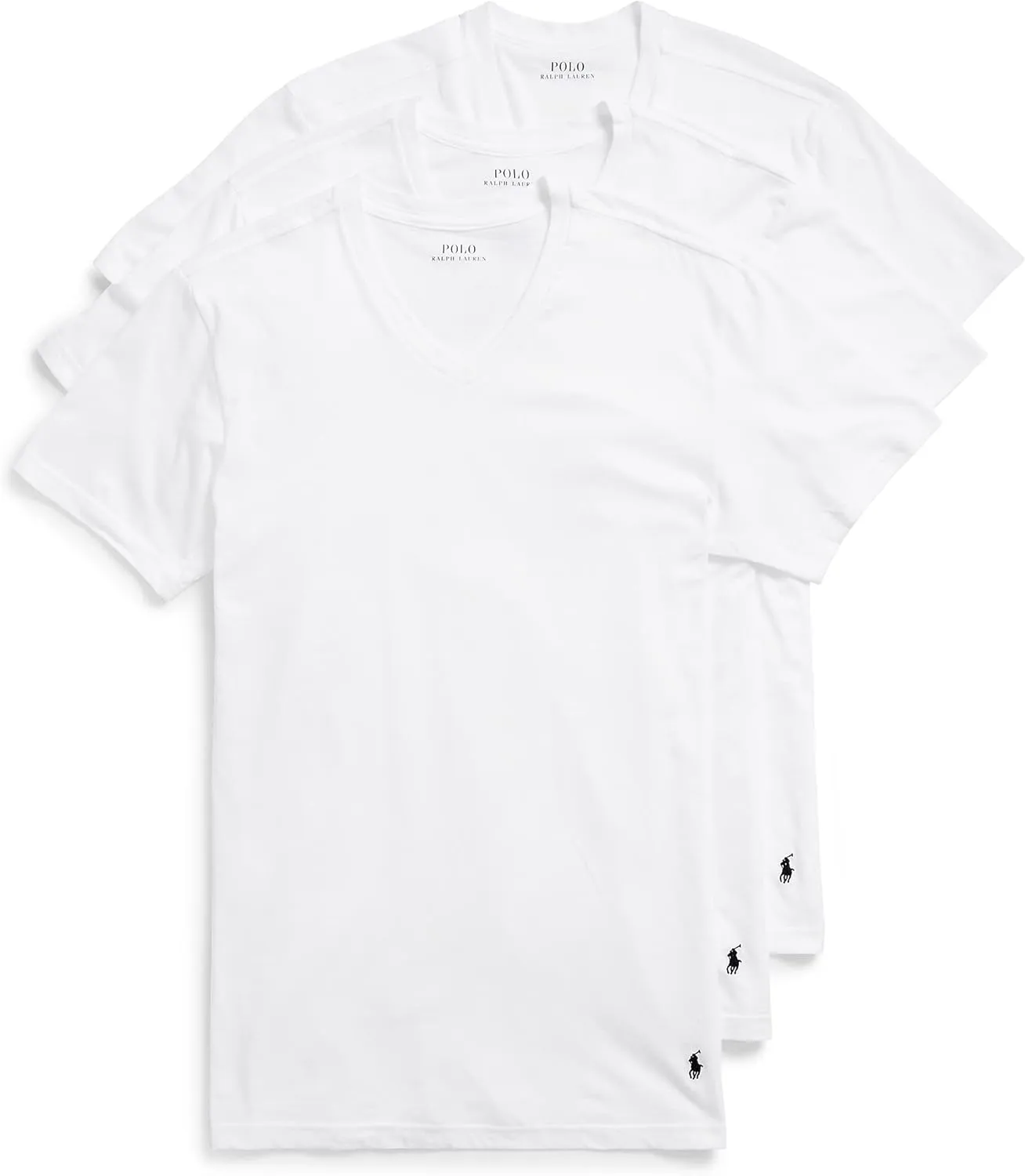 POLO Men's Classic Stretch V-Neck Tee Big & Tall