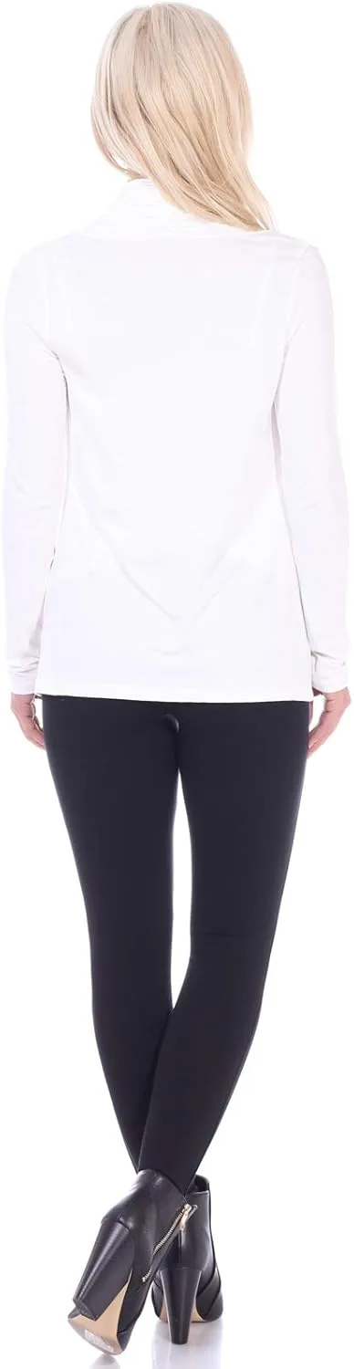 Popana Womens Casual Long Sleeve Criss Cross Fall Cardigan Plus Size Made in USA