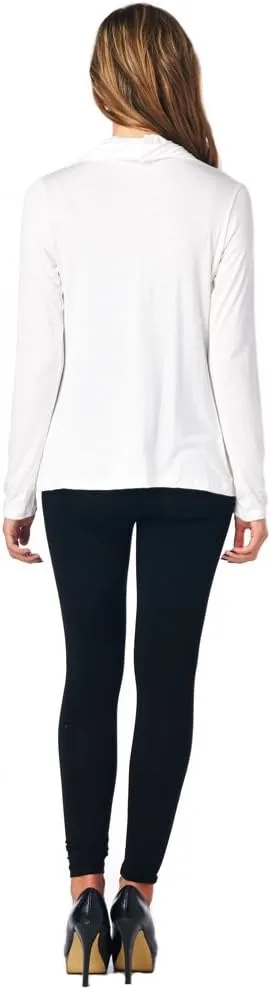 Popana Womens Casual Long Sleeve Criss Cross Fall Cardigan Plus Size Made in USA