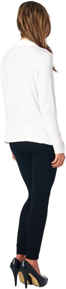 Popana Womens Casual Long Sleeve Criss Cross Fall Cardigan Plus Size Made in USA