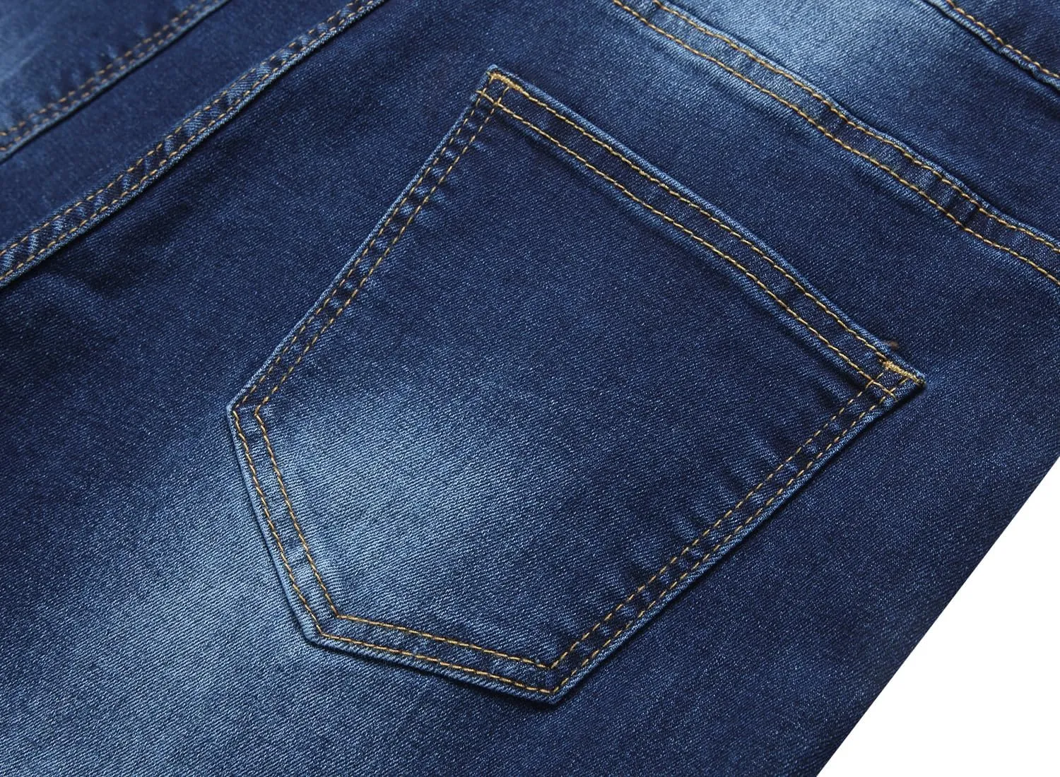 QIMYUM Men's Wide-Leg Baggy Flex Jeans Relaxed Loose Fit Long Denim Pants