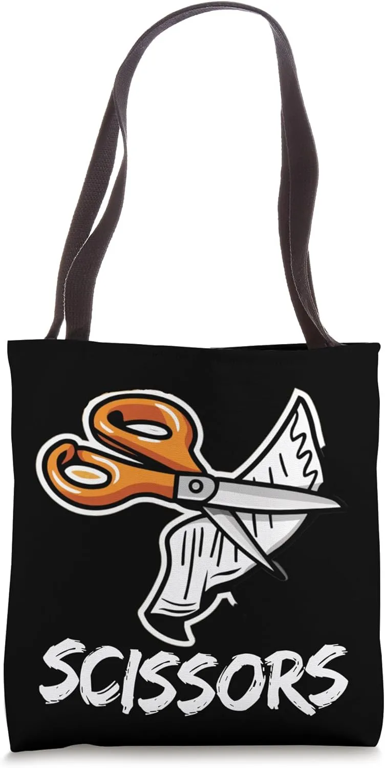 Rock Paper Scissors Group Halloween Costume Tee Tote Bag